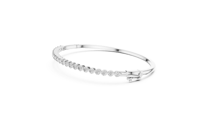 Classic Round Diamond Hinged Bangle Orova jewels