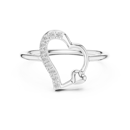 Princess Halo Diamond Engagement Ring featuring a square halo setting with brilliant accent stones and a polished band by Orova Jewels.