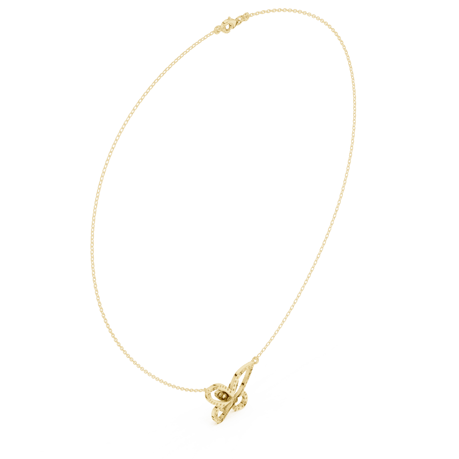 Butterfly diamond pendant necklace featuring a delicate butterfly-inspired design on a fine chain by Orova Jewels.