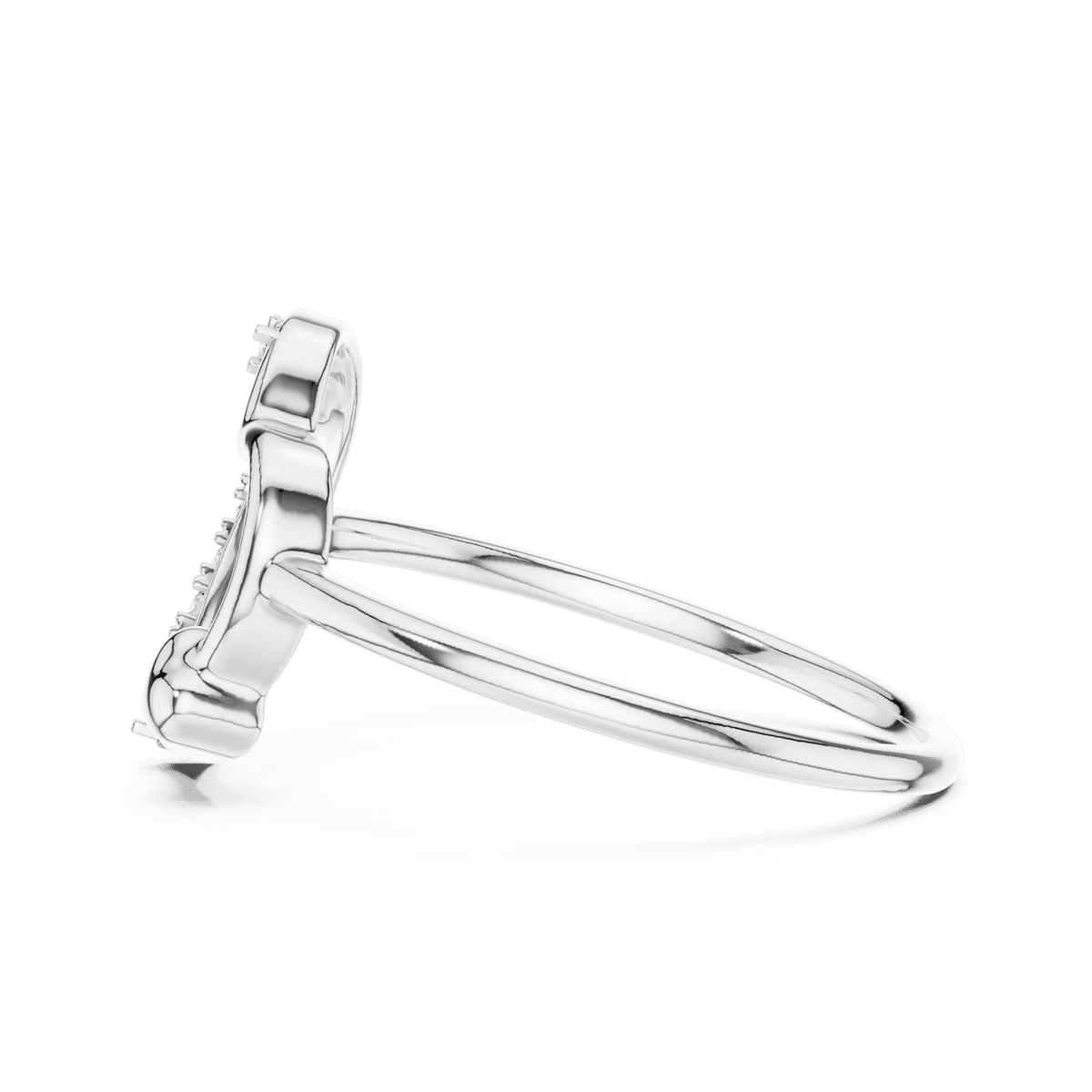 Princess Halo Diamond Engagement Ring featuring a square halo setting with brilliant accent stones and a polished band by Orova Jewels.