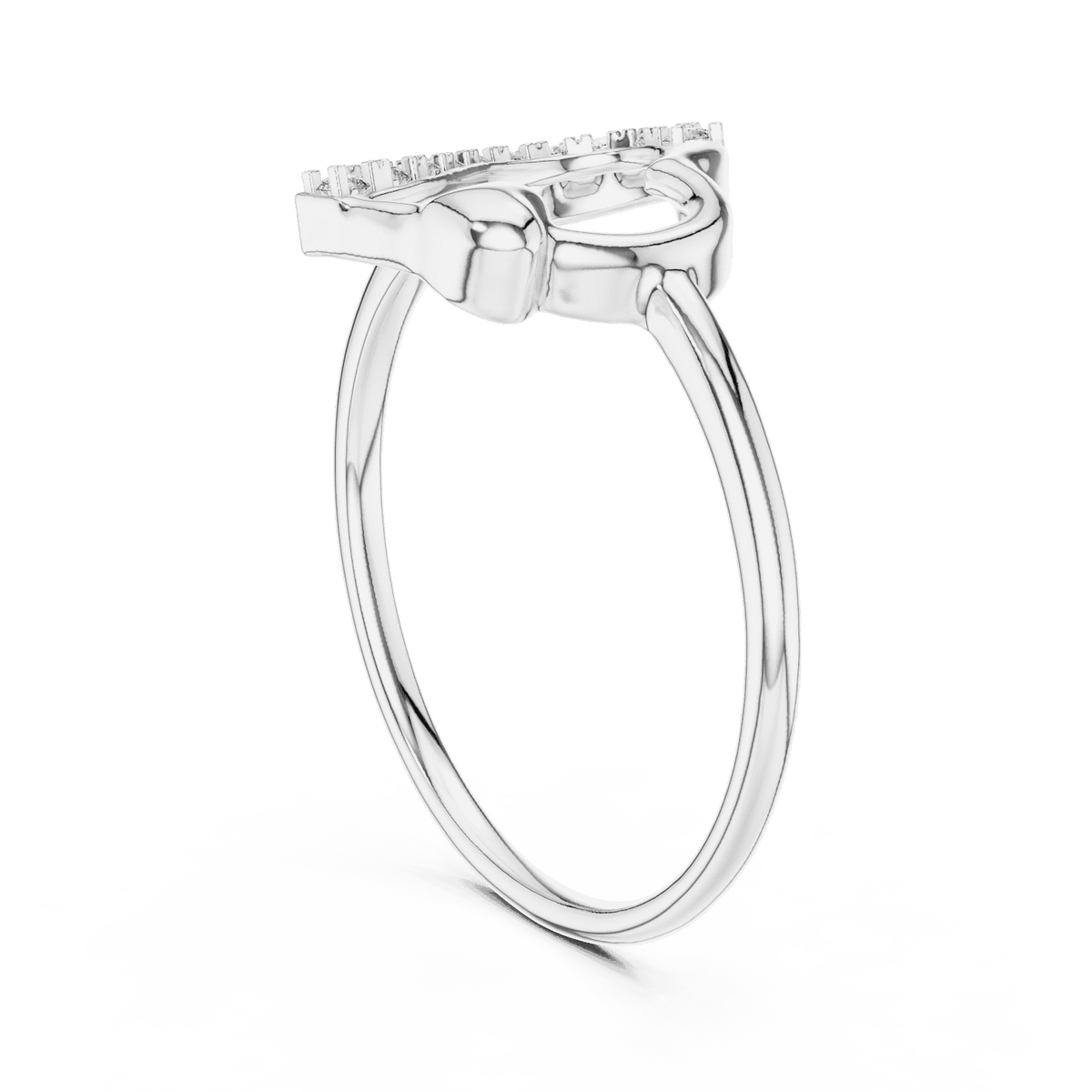 Princess Halo Diamond Engagement Ring featuring a square halo setting with brilliant accent stones and a polished band by Orova Jewels.