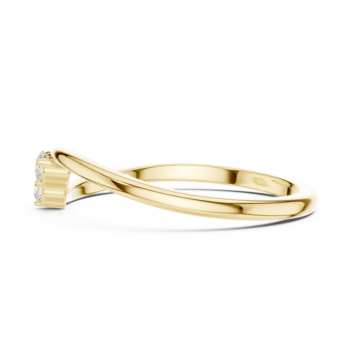 Toi et Moi Diamond Ring featuring two brilliant round stones set side by side on a sleek polished band by Orova Jewels.