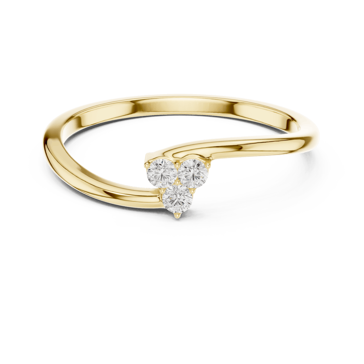 Toi et Moi Diamond Ring featuring two brilliant round stones set side by side on a sleek polished band by Orova Jewels.