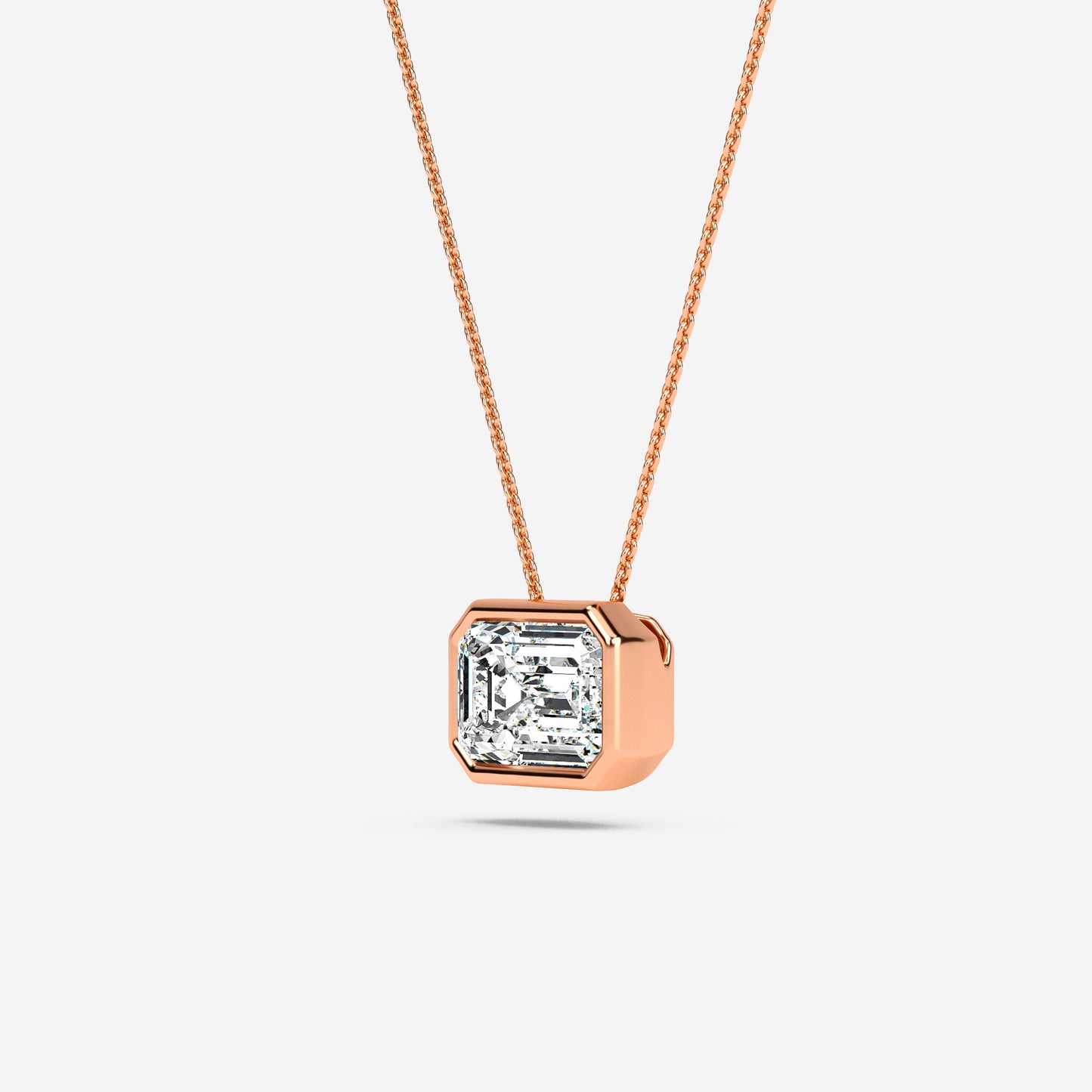 Emerald Solitaire Pendant