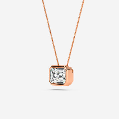 Emerald Solitaire Pendant