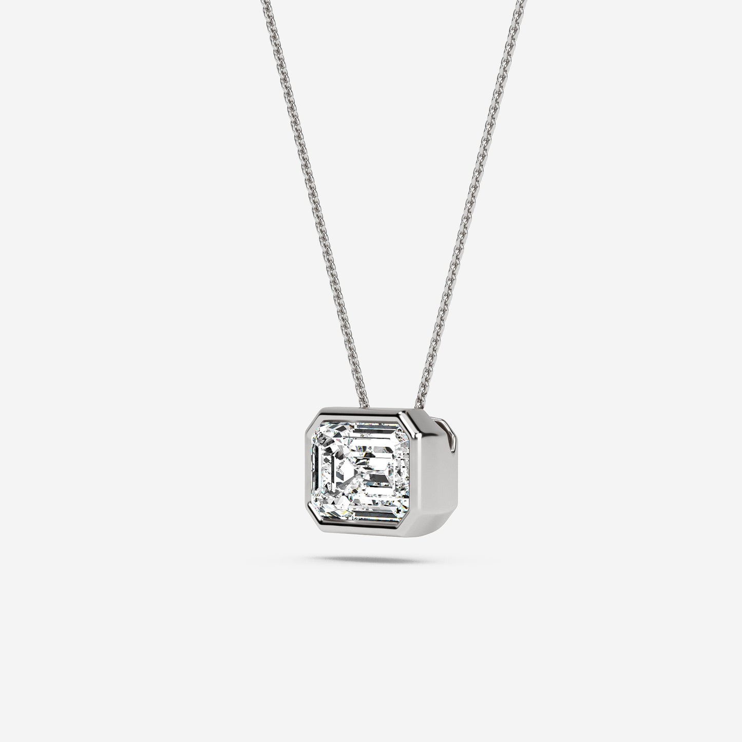 Emerald Solitaire Pendant