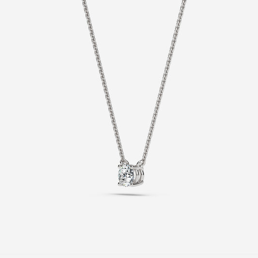Round Solitaire Pendant