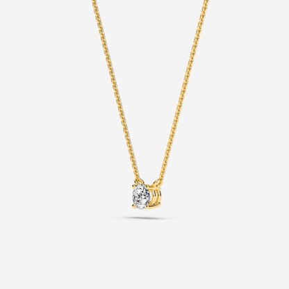 Round Solitaire Pendant