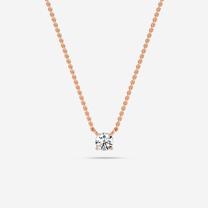 Round Solitaire Pendant