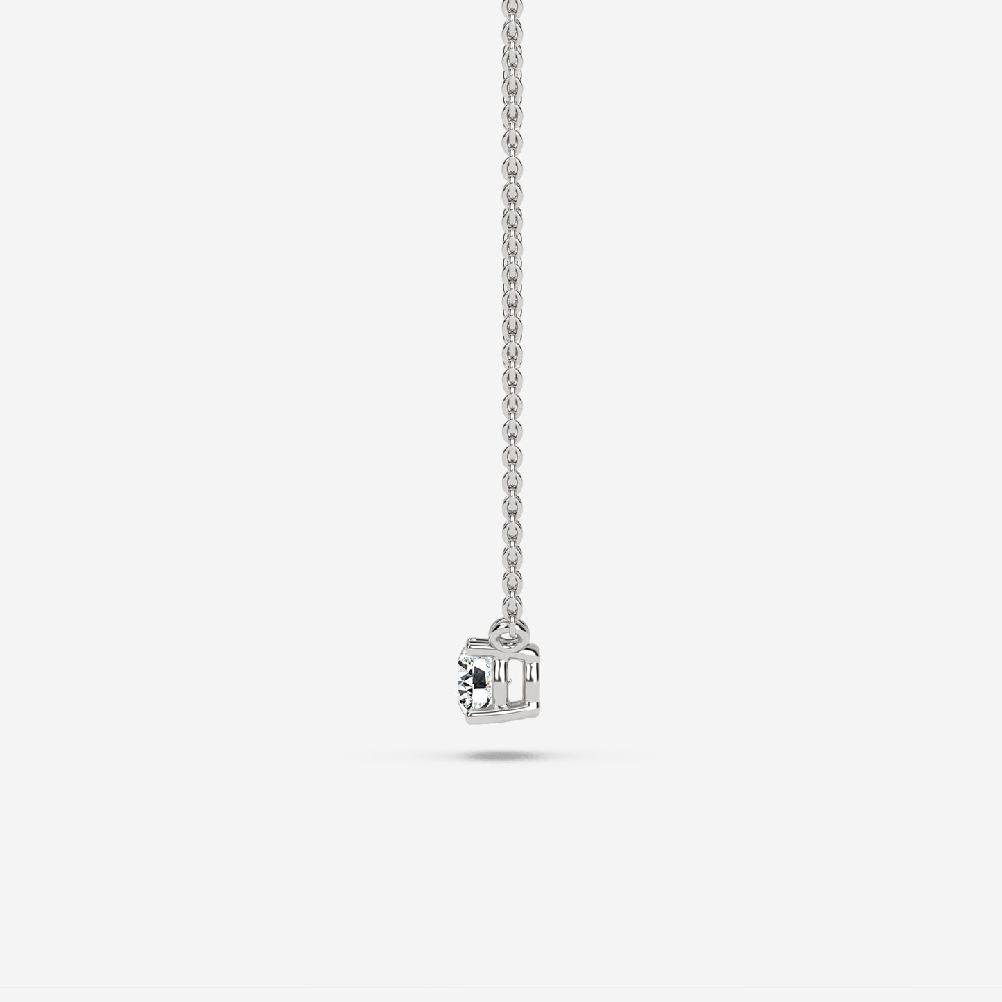 Round Solitaire Pendant